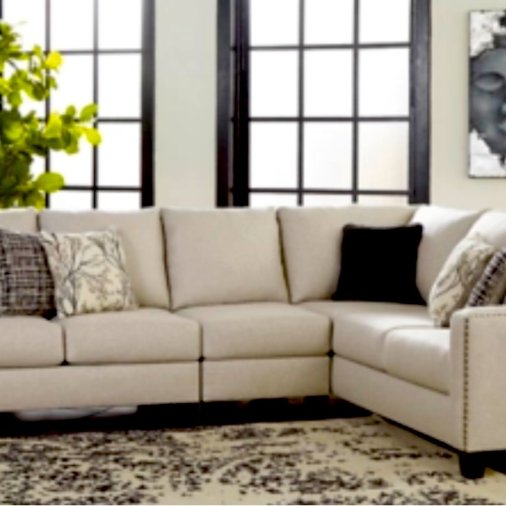 Original pillows from Ashley Hallenberg Sectional Sofa (set of 6)